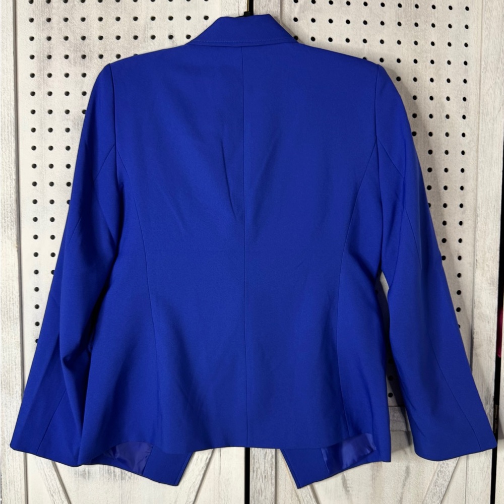 Tahari Royal Blue Single-Button Blazer Great Condition Office Tailored Size 6 - Picture 2 of 6